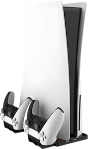 IPLAY Stand with Charging Station for PS5 Console (Digital and Physical) - Black - Open Sealed -  for sale in Egypt from Games2Egypt