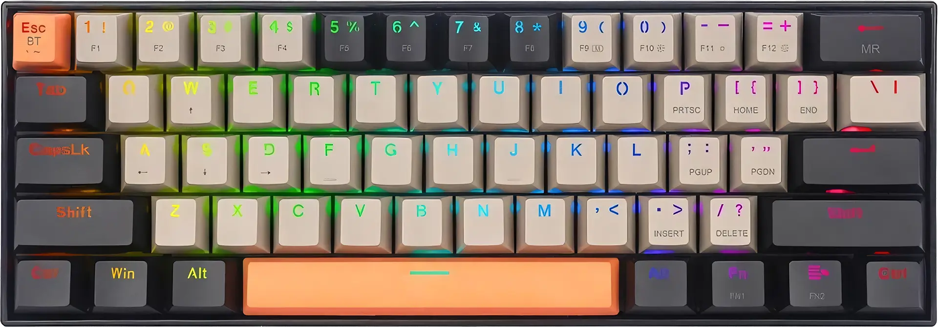 لوحة مفاتيح ميكانيكية لاسلكية للألعاب REDRAGON K530 Draconic Pro RGB 60%  للبيع في مصر من خلال Games2Egypt