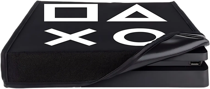 PS4 Slim Console Cover Dust - Black -  for sale in Egypt from Games2Egypt