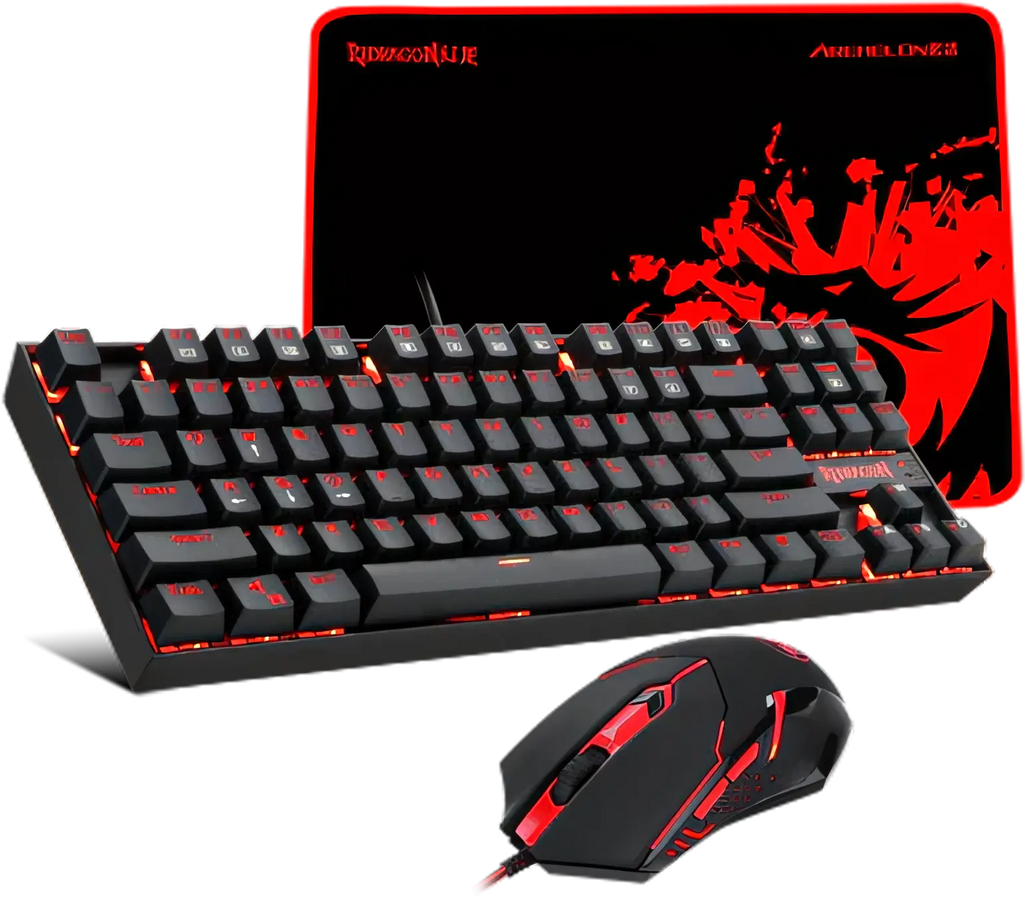 Redragon K552-BA Mechanical Gaming Keyboard and Mouse Combo & Pad  – image 2