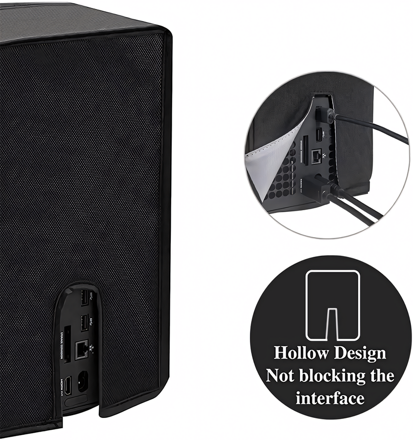 Xbox Series X Dustproof Console Cover - Black – image 5