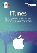 Apple iTunes Gift Card 2000 MXN - Mexico -  for sale in Egypt from Games2Egypt