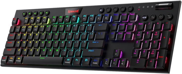 لوحة مفاتيح ميكانيكية Redragon K618 Horus لاسلكية RGB  للبيع في مصر من خلال Games2Egypt