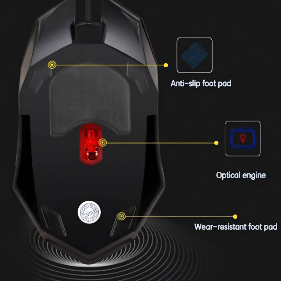 Forev FV-136 Wired RGB Gaming Mouse – image 3