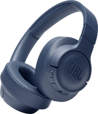 JBL TUNE 710BT Pure Bass Wireless Bluetooth Over Ear Headset - Blue