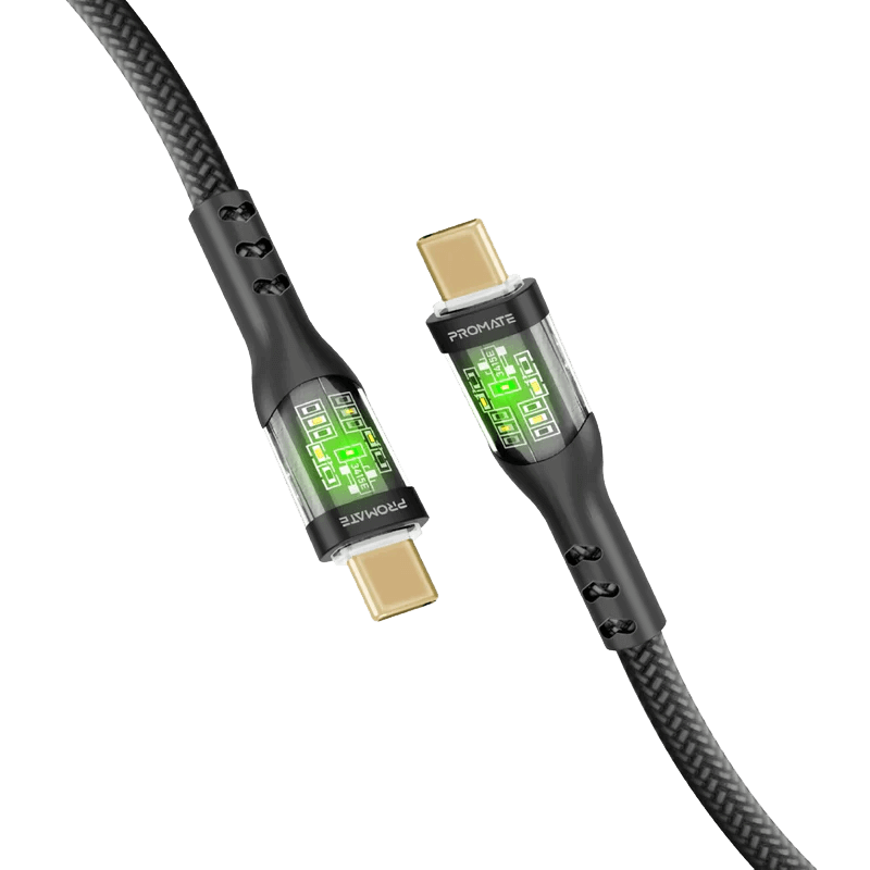 Promate TRANSLINE-CC 60W Ultra-Fast Type-C Cable (1.2m)