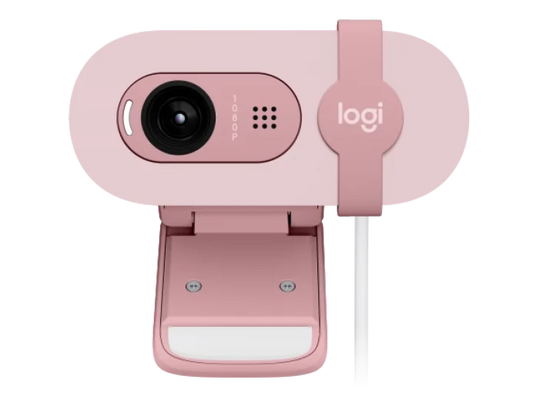 Logitech BRIO 100 Full HD 1080p webcam - Rose