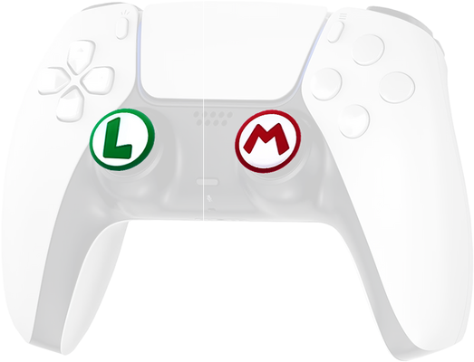 Mario and Luigi Thumb Grips - Green & Red