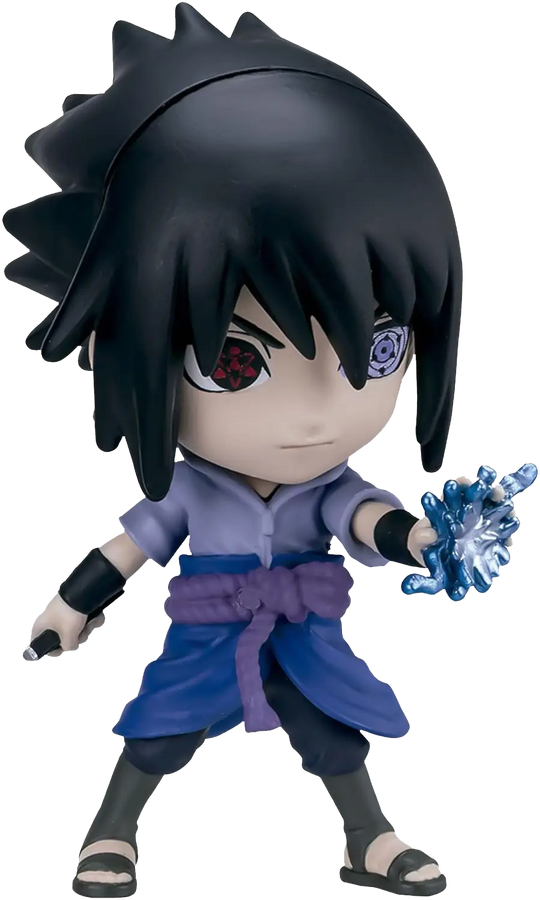 Bandai Chibi Masters Naruto Shippuden Wave 2 - Sasuke Uchiha Mini Statue Figure – image 2