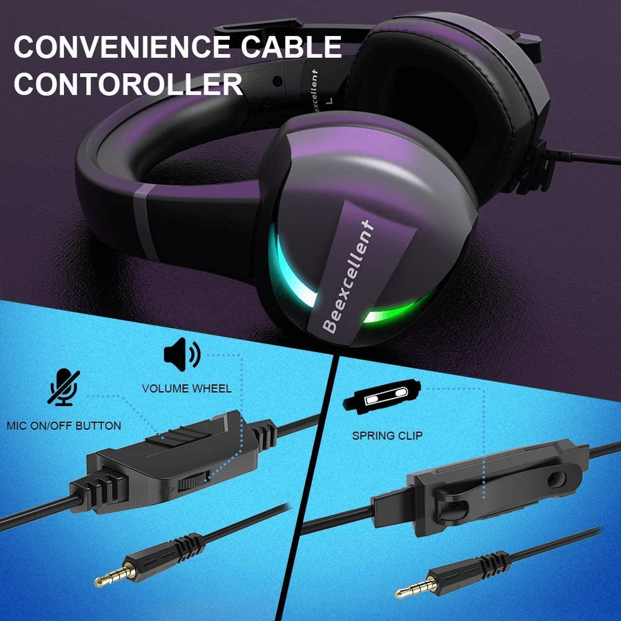 Beexcellent GM7 Wired Gaming Headset – image 2