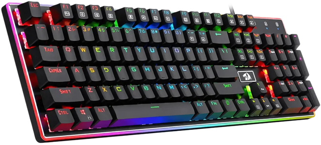 لوحة مفاتيح ميكانيكية للألعاب ريدراجون K595 RGB راتري - بدون ملصق  للبيع في مصر من خلال Games2Egypt