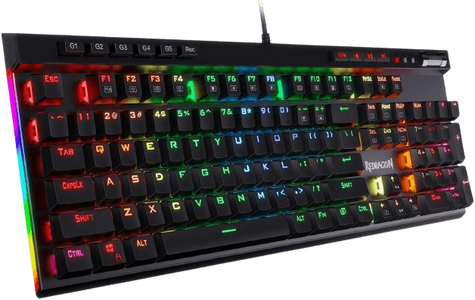 لوحة مفاتيح الألعاب الميكانيكية K580 VATA RGB بإضاءة خلفية LED من ريدراجون  للبيع في مصر من خلال Games2Egypt