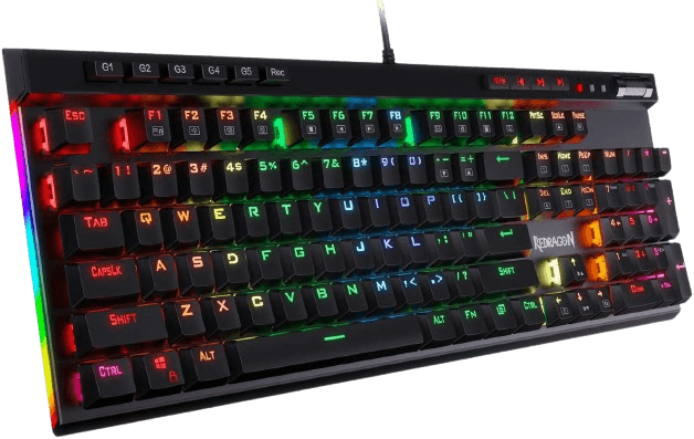 لوحة مفاتيح الألعاب الميكانيكية K580 VATA RGB بإضاءة خلفية LED من ريدراجون  للبيع في مصر من خلال Games2Egypt