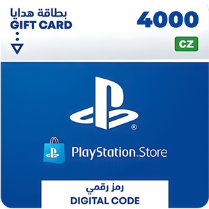 PSN PlayStation Store Gift Card 4000 CZK - Czech Republic -  for sale in Egypt from Games2Egypt