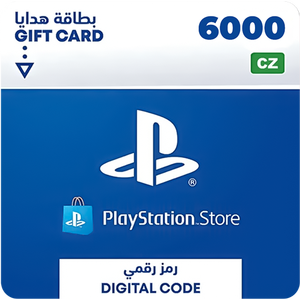 PSN PlayStation Store Gift Card 6000 CZK - Czech Republic -  for sale in Egypt from Games2Egypt