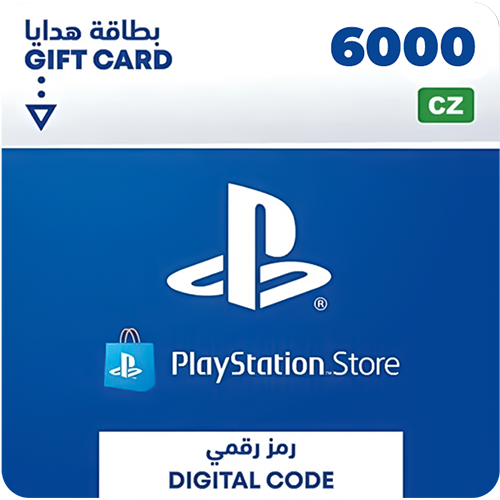 بطاقة هدايا شحن بلايستيشن ستور 6000 كرونة تشيكية - الجمهورية التشيكية  للبيع في مصر من خلال Games2Egypt