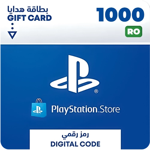 PSN PlayStation Store Gift Card 1000 RON - Romania  for sale in Egypt from Games2Egypt
