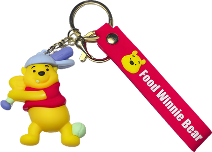 Winnie The Pooh play Baseball - Keychain Medal -  for sale in Egypt from Games2Egypt