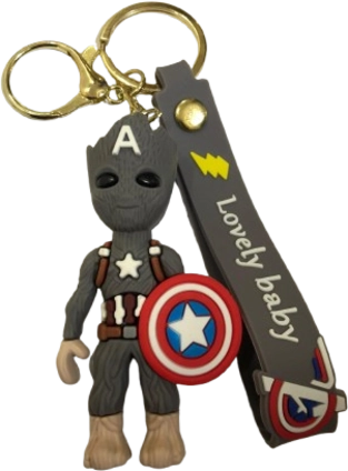 Marvel Groot (Captain America) - Keychain Medal