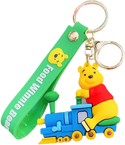 Winnie The Pooh (Train) - Keychain Medal
