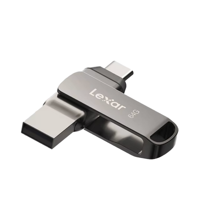 Lexar 64GB USB 3.2 Flash Drive Type-A & Type-C