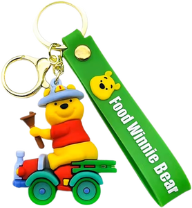 Winnie The Pooh by Car- Keychain Medal -  for sale in Egypt from Games2Egypt