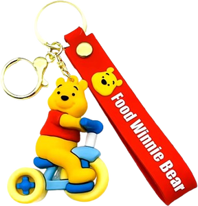 Winnie The Pooh biker - Keychain Medal  -  for sale in Egypt from Games2Egypt