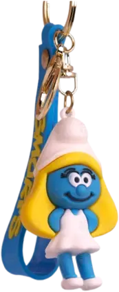 The Smurfs (Smurfette) -  Keychain Medal