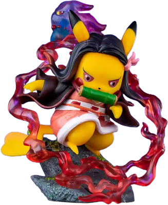 Pikachu in a Nezuko Kamado cosplay - Figure