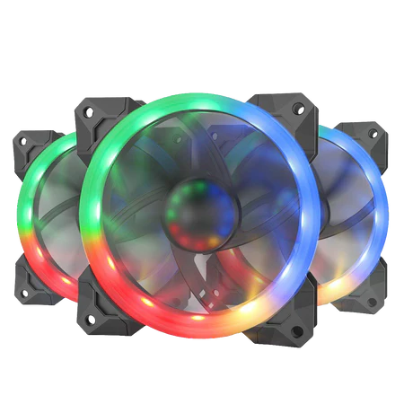 ريدراجون GCF008 ثلاث مراوح RGB LED قياس 120 مم  للبيع في مصر من خلال Games2Egypt