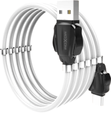 Moxom MX-CB46 Magnetic Charging Cable Micro -  for sale in Egypt from Games2Egypt