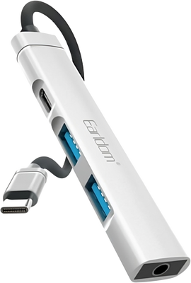 Earldom ET-HUB20 USB-C Hub with 4 USB 3.0 Ports