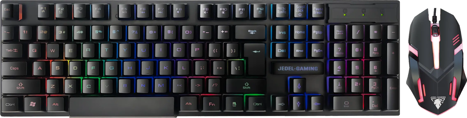 Jedel GK110 Gaming Set Keyboard and Mouse - Black