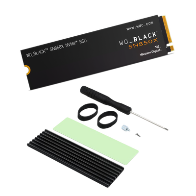 WD BLACK 1TB SN850X NVMe SSD + Heatsink for PS5
