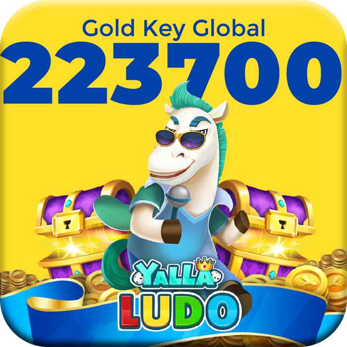 Yalla Ludo 223700 Gold Key Global Gift Card  for sale in Egypt from Games2Egypt