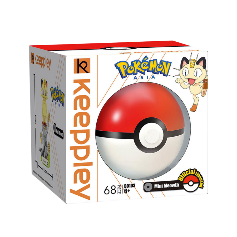 Keeppley Pokemon Mini Meowth Building Blocks - 68 Pcs – image 2