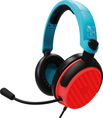 STEALTH C6-100 Wired Gaming headset -Neon Blue & Red