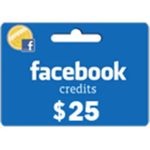 Facebook Credits $25