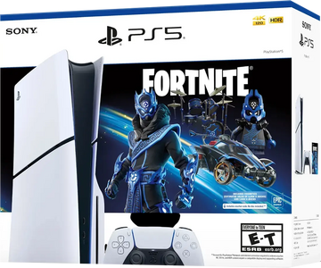 Sony PlayStation 5 Slim Console with Fortnite (Disc Edition) - 1TB - 1Y Warranty  for sale in Egypt from Games2Egypt