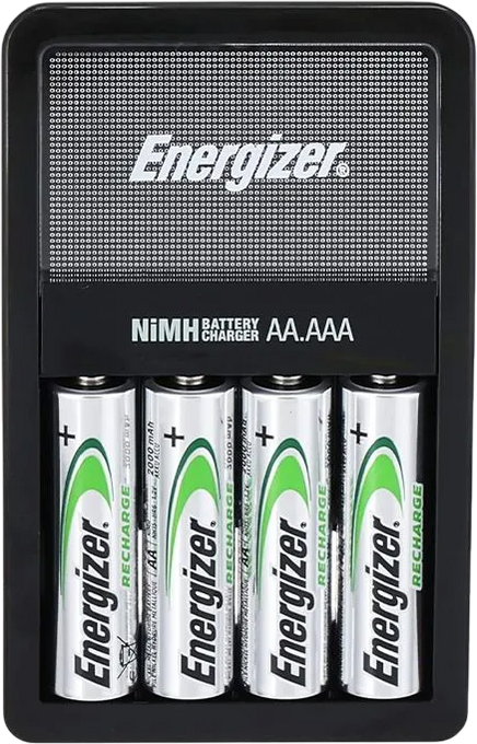 Energizer Charger + 4 AA Rechargeable Batteries - 2000mAh