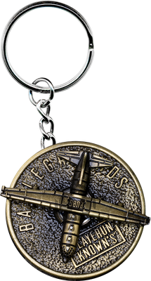 Pubg plane - Rotating Keychain Medal
