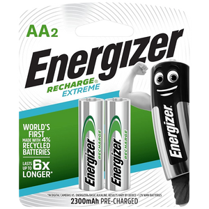 Energizer 2 AA Rechargeable Batteries (1.2V)  for sale in Egypt from Games2Egypt