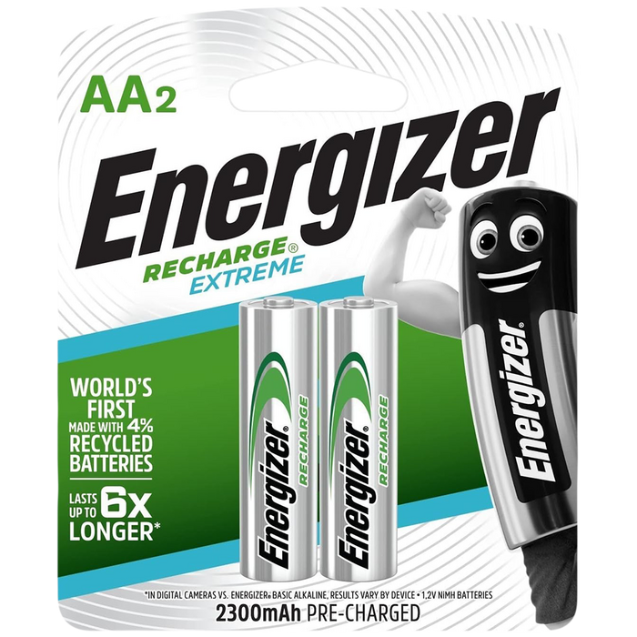 Energizer 2 AA Rechargeable Batteries (1.2V)  for sale in Egypt from Games2Egypt