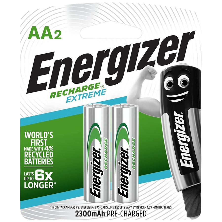 Energizer 2 AA Rechargeable Batteries (1.2V)