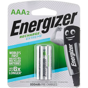 Energizer 2 AAA Rechargeable Batteries (1.2V)
