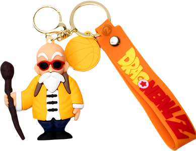 DragonBall Z - Master Roshi with Stick - Keychain Medal