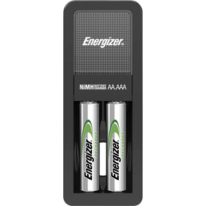 One Energizer Charger + 2 AAA Energizer Rechargeable Batteries (1.2V)