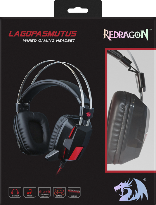 Redragon H201 Gaming Headset - Black  for sale in Egypt from Games2Egypt
