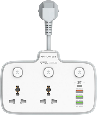 LDNIO SC2413 Portable Electrical Extension Socket