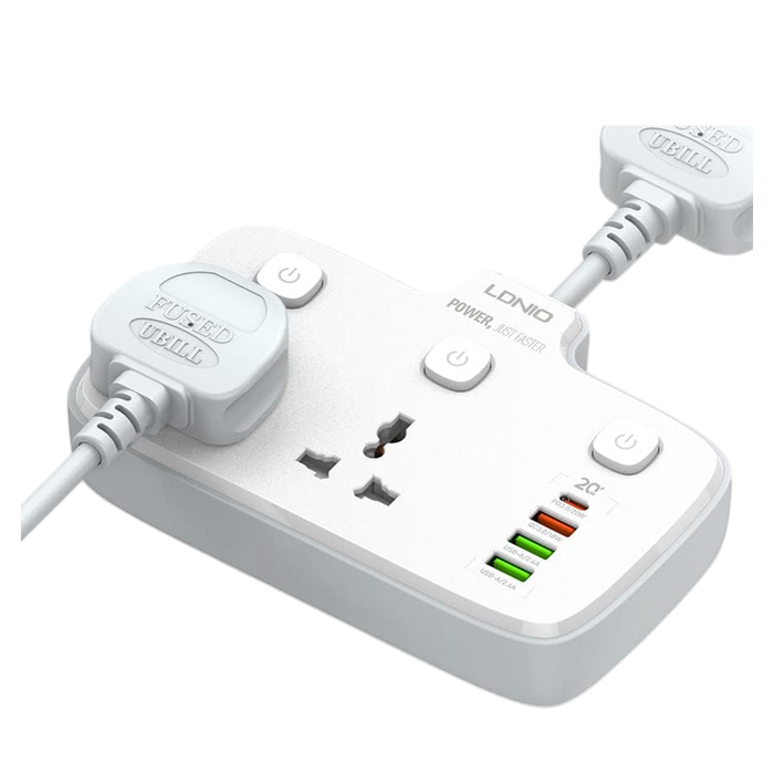 مشترك لدنيو SC2413 بـ 3 منافذ USB و بمنفذي كهرباء ومنفذ تايب سي  للبيع في مصر من خلال Games2Egypt